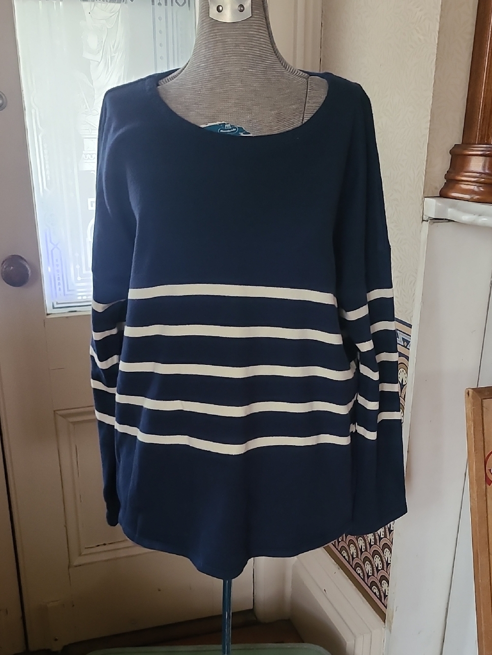 Eileen Fisher Striped Knit Top